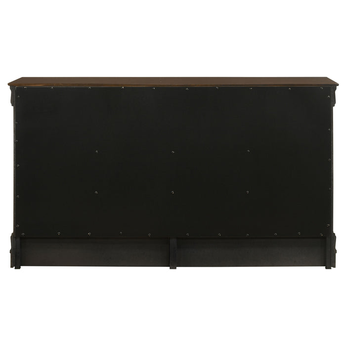 Louis Philippe Dresser Brown - Imperial Furniture (Las Vegas, NV) - Multi Location