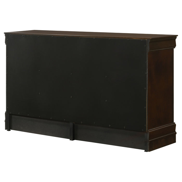 Louis Philippe Dresser Brown - Imperial Furniture (Las Vegas, NV) - Multi Location