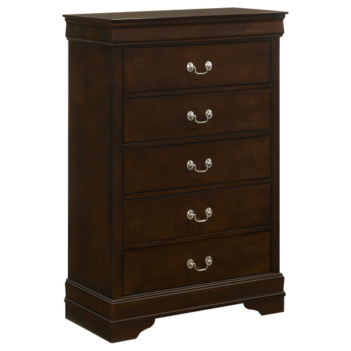 Louis Philippe Chest Brown - Imperial Furniture (Las Vegas, NV) - Multi Location