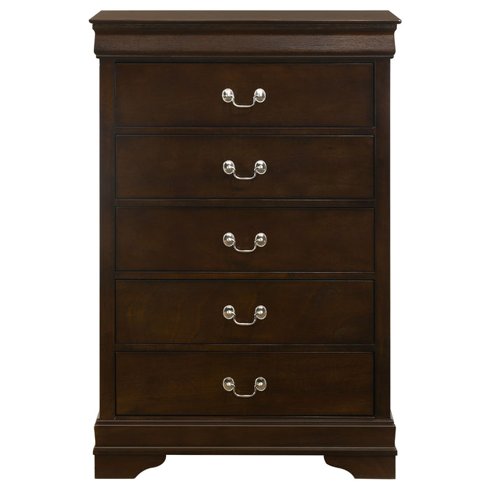 Louis Philippe Chest Brown - Imperial Furniture (Las Vegas, NV) - Multi Location