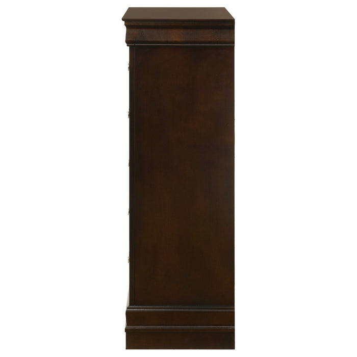 Louis Philippe Chest Brown - Imperial Furniture (Las Vegas, NV) - Multi Location