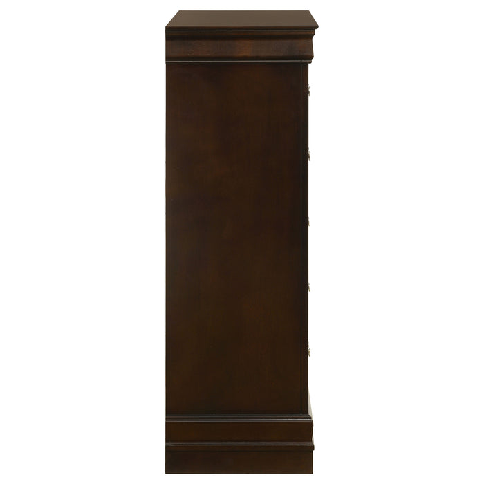 Louis Philippe Chest Brown - Imperial Furniture (Las Vegas, NV) - Multi Location