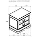 Louis Philippe 4 & 5 Piece Bedroom Set Full, Twin, King, & Queen - Imperial Furniture (Las Vegas, NV) - Multi Location