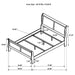 Louis Philippe Eastern King, Full, & Queen Bed - Imperial Furniture (Las Vegas, NV) - Multi Location