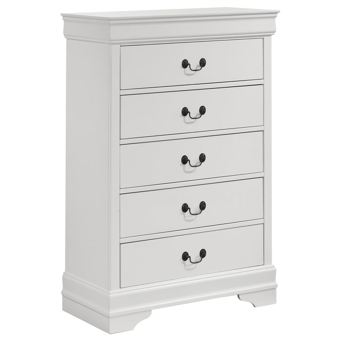 Louis Philippe 4 & 5 Piece Bedroom Set Full, Twin, King, & Queen - Imperial Furniture (Las Vegas, NV) - Multi Location