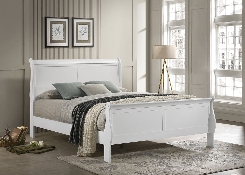 Louis Philippe Eastern King, Full, & Queen Bed - Imperial Furniture (Las Vegas, NV) - Multi Location
