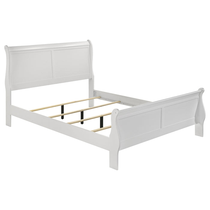 Louis Philippe Eastern King, Full, & Queen Bed - Imperial Furniture (Las Vegas, NV) - Multi Location
