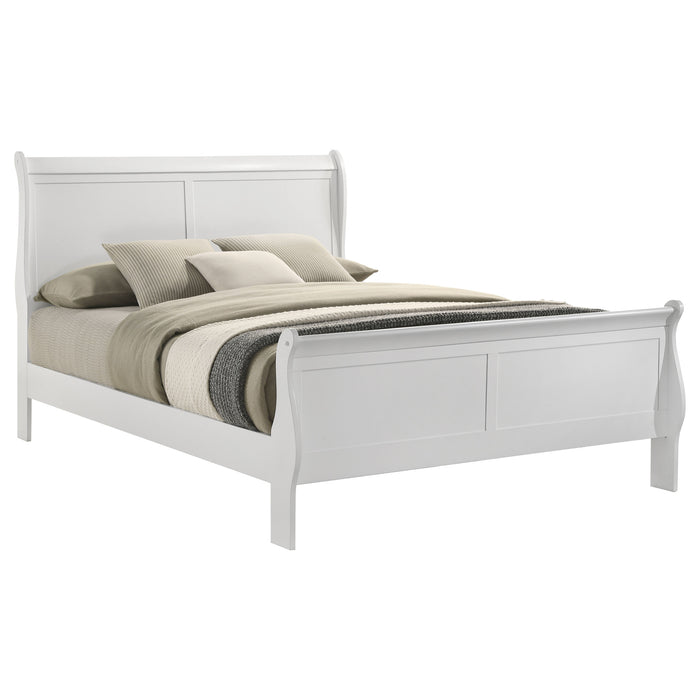 Louis Philippe Eastern King, Full, & Queen Bed - Imperial Furniture (Las Vegas, NV) - Multi Location