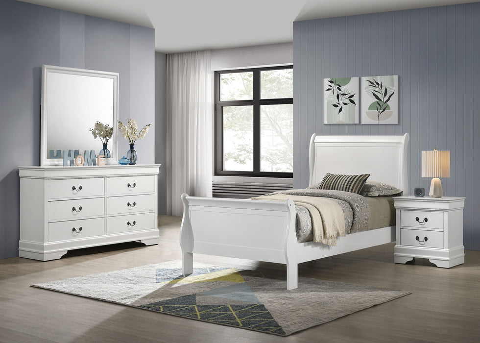 Louis Philippe 4 & 5 Piece Bedroom Sets Twin & Queen - Imperial Furniture (Las Vegas, NV) - Multi Location