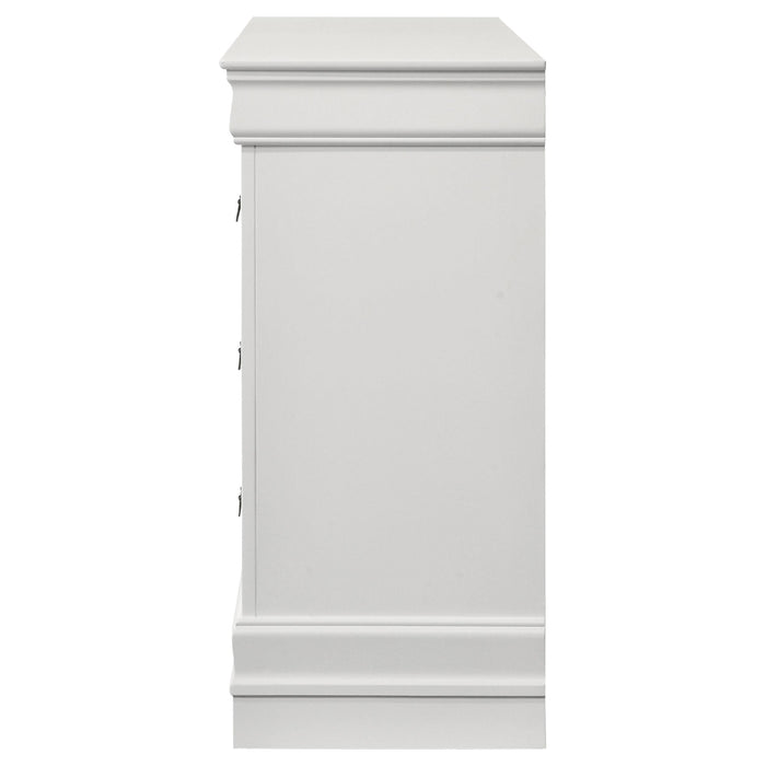 Louis Philippe 6-drawer Dresser White - Imperial Furniture (Las Vegas, NV) - Multi Location
