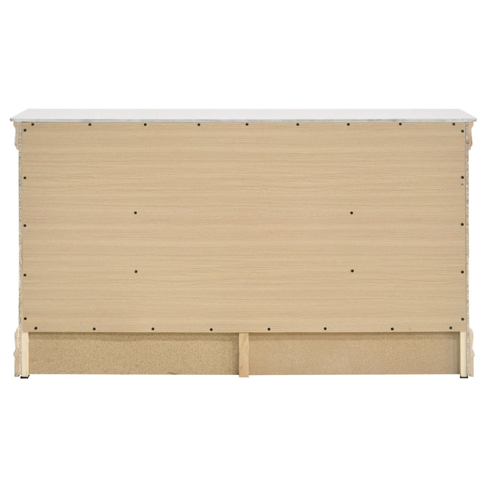 Louis Philippe 6-drawer Dresser White - Imperial Furniture (Las Vegas, NV) - Multi Location