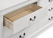 Louis Philippe 6-drawer Dresser White - Imperial Furniture (Las Vegas, NV) - Multi Location