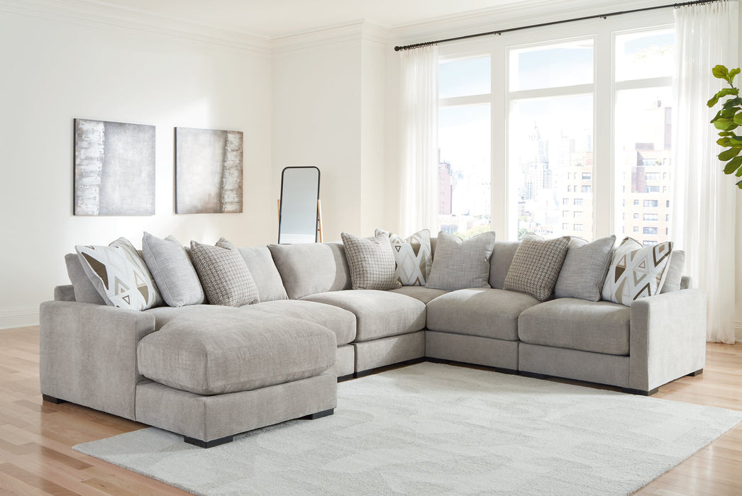 Aslan Court Sectional with Chaise - Imperial Furniture (Las Vegas, NV) - Multi Location