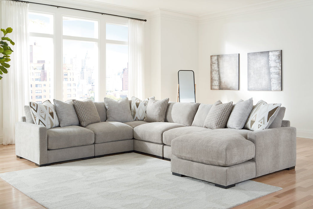 Aslan Court Sectional with Chaise - Imperial Furniture (Las Vegas, NV) - Multi Location