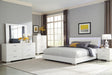 Felicity 5-piece Eastern King Bedroom Set with LED Headboard Glossy White - Imperial Furniture (Las Vegas, NV) - Multi Location