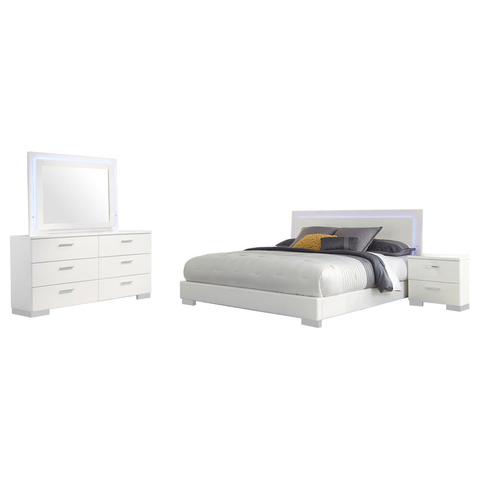 Felicity Bedroom Set White - Imperial Furniture (Las Vegas, NV) - Multi Location