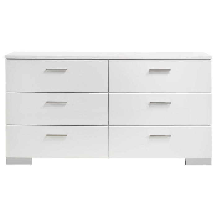 Felicity Bedroom Set White - Imperial Furniture (Las Vegas, NV) - Multi Location