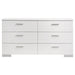 Felicity Bedroom Set White - Imperial Furniture (Las Vegas, NV) - Multi Location