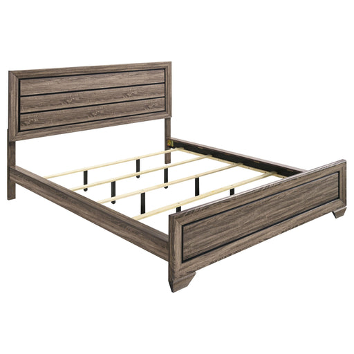 Kauffman California King, E.king, & Queen Panel Bed Washed Taupe - Imperial Furniture (Las Vegas, NV) - Multi Location