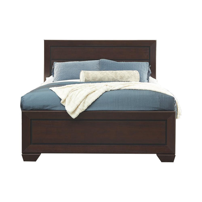 Kauffman California King, Eastren King, & Queen Panel Bed Dark Cocoa - Imperial Furniture (Las Vegas, NV) - Multi Location