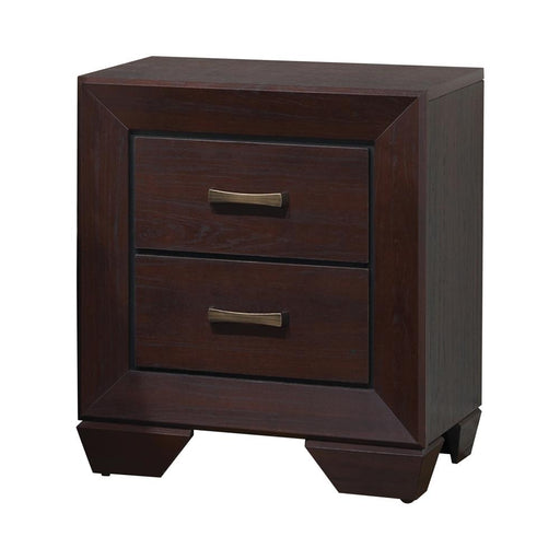 Kauffman 2-drawer Nightstand Dark Cocoa - Imperial Furniture (Las Vegas, NV) - Multi Location
