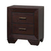 Kauffman 2-drawer Nightstand Dark Cocoa - Imperial Furniture (Las Vegas, NV) - Multi Location