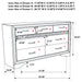 Miranda 4 Pc Bedroom Set - Imperial Furniture (Las Vegas, NV) - Multi Location