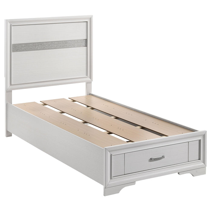 Miranda Full & Twin Storage Bed White - Imperial Furniture (Las Vegas, NV) - Multi Location