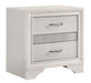 Miranda 2-drawer Nightstand Tray White - Imperial Furniture (Las Vegas, NV) - Multi Location