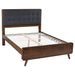 Robyn California King, E.King, & Queen Bed with Upholstered Headboard Dark Walnut - Imperial Furniture (Las Vegas, NV) - Multi Location