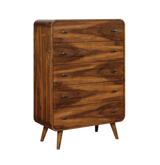 Robyn 5-drawer Chest Dark Walnut - Imperial Furniture (Las Vegas, NV) - Multi Location
