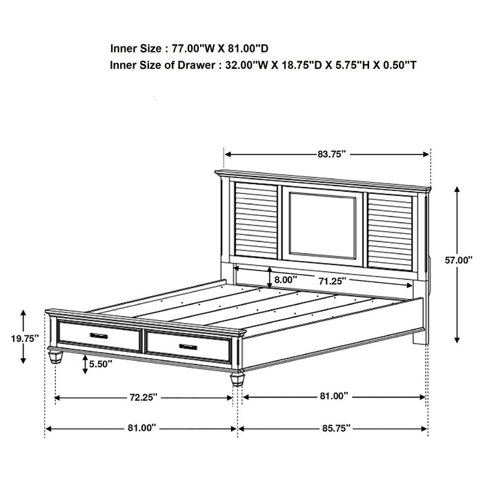 Franco Bedroom Sets - Imperial Furniture (Las Vegas, NV) - Multi Location