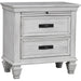 Franco 2-drawer Nightstand Antique White - Imperial Furniture (Las Vegas, NV) - Multi Location