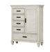 Franco 5-drawer Door Chest Antique White - Imperial Furniture (Las Vegas, NV) - Multi Location