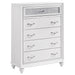 Barzini 5-drawer Chest White - Imperial Furniture (Las Vegas, NV) - Multi Location
