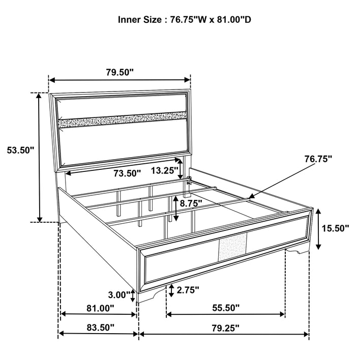 Miranda Eastern King Bed - Imperial Furniture (Las Vegas, NV) - Multi Location