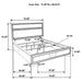 Miranda 4 Pc Bedroom Set - Imperial Furniture (Las Vegas, NV) - Multi Location