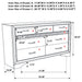 Miranda Bedroom Set with Storage - Imperial Furniture (Las Vegas, NV) - Multi Location