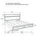 Miranda Bedroom Set with Storage - Imperial Furniture (Las Vegas, NV) - Multi Location