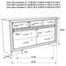 Miranda Bedroom Set with Storage - Imperial Furniture (Las Vegas, NV) - Multi Location