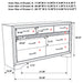 Miranda Bedroom Set with Storage - Imperial Furniture (Las Vegas, NV) - Multi Location