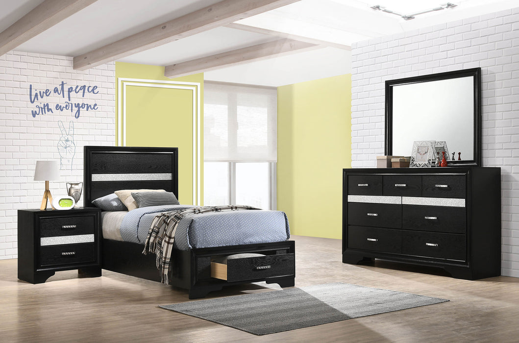 Miranda Bedroom Sets Black - Imperial Furniture (Las Vegas, NV) - Multi Location