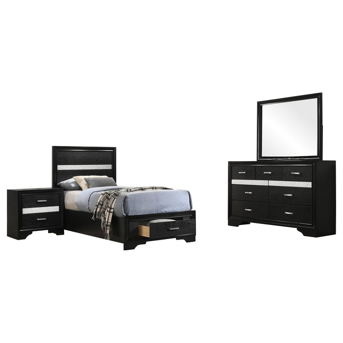 Miranda Bedroom Sets Black - Imperial Furniture (Las Vegas, NV) - Multi Location
