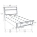 Miranda Bedroom Sets Black - Imperial Furniture (Las Vegas, NV) - Multi Location