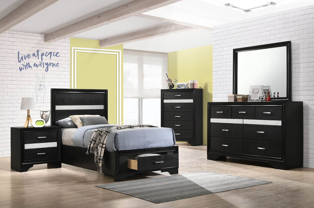 Miranda Bedroom Sets Black - Imperial Furniture (Las Vegas, NV) - Multi Location