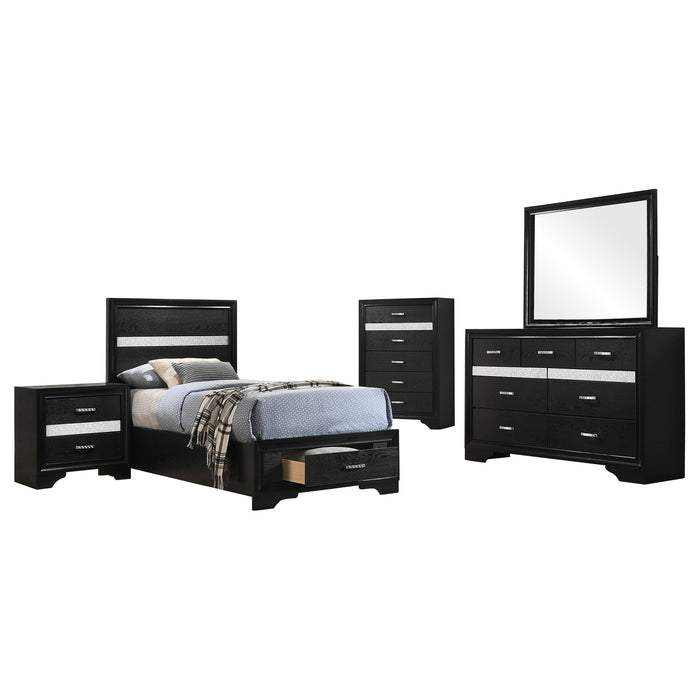 Miranda Bedroom Sets Black - Imperial Furniture (Las Vegas, NV) - Multi Location