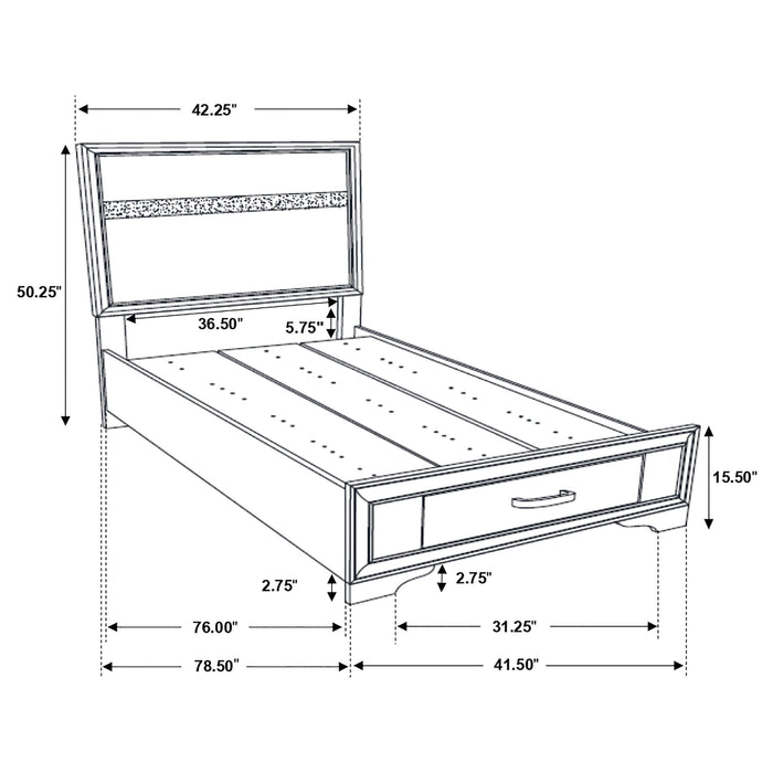 Miranda Bedroom Sets Black - Imperial Furniture (Las Vegas, NV) - Multi Location