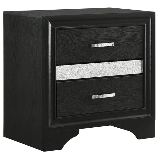 Miranda 2-drawer Nightstand Tray Black - Imperial Furniture (Las Vegas, NV) - Multi Location