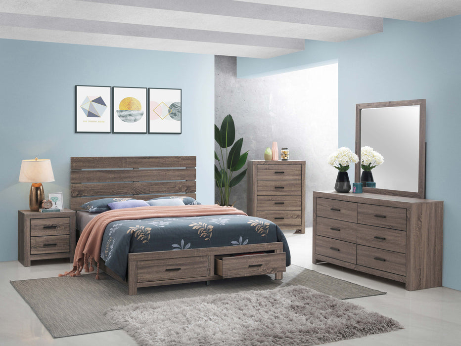 Brantford Wood Storage Panel Bed - Imperial Furniture (Las Vegas, NV) - Multi Location