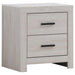 Brantford 2-drawer Nightstand Coastal White - Imperial Furniture (Las Vegas, NV) - Multi Location